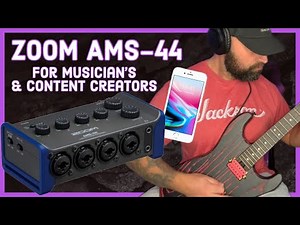 ZOOM AMS 44 INTERFACE FOR MUSIC AND CONTENT CREATORS & LEKATO K18 WITH EVH STEALTH