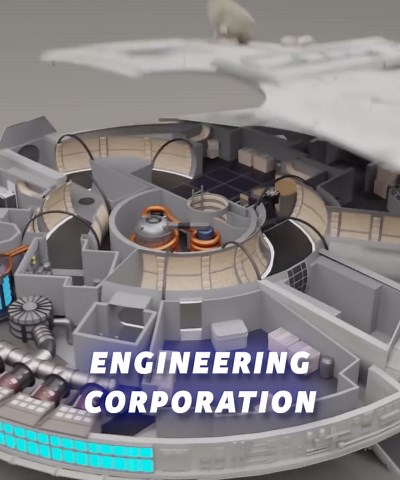 Inside the iconic Millennium Falcon