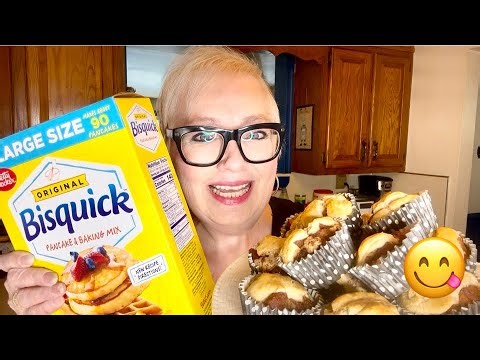 Easy Apple Cinnamon Muffins with Bisquick | Only 100 Calories!