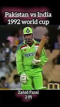 Pakistan vs India 1992 World cup #yt #cricket #cricketlover #t20worldcup