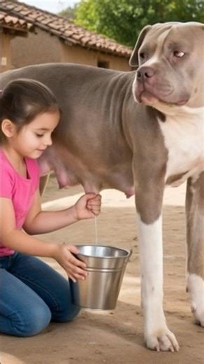 dog milking #milkingdog #viral #animals