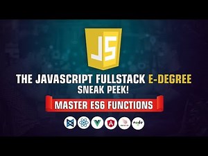 Master ES6 Fundamentals | The Fullstack Javascript E-degree Sneak Peek | Eduonix