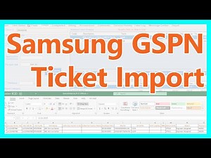 Samsung GSPN Ticket Importer.