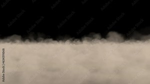 4k dust blowing on ground towards camera with alpha channel Stock Video