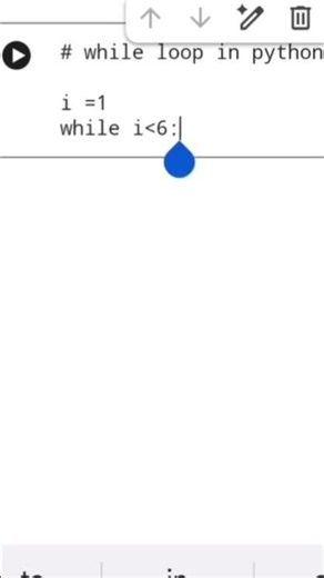 While loop in python 10 Seconds ✨# viral # shorts