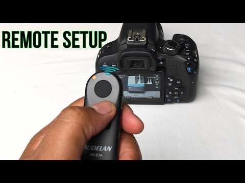 Aodelan BR-E1 Wireless Remote Setup for Canon (Photo & Video Guide)