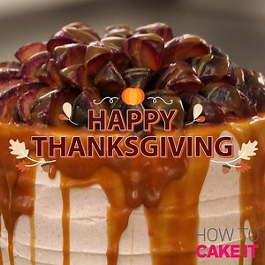858K views · 1.8K reactions | Happy Thanksgiving!! 殺 I am so thankful for each and every one of you!! What does your family eat for dessert on Thanksgiving? My favorite is definitely apple crumble pie with vanilla ice cream 襤 #HowToCakeIt #Thanksgiving #Turkey | How To Cake It | Facebook