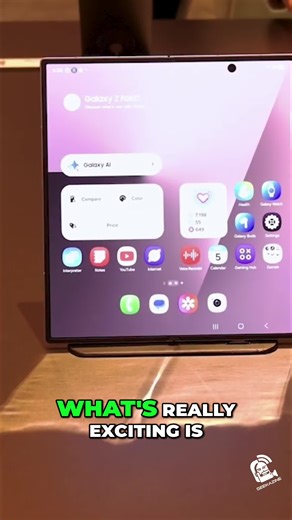 The new Tri Fold is here! 10-inch screen, dual hinges, and it's uber thin. You have to see this. #TriFold #NewTech #TechReview #Gadgets #CoolTech