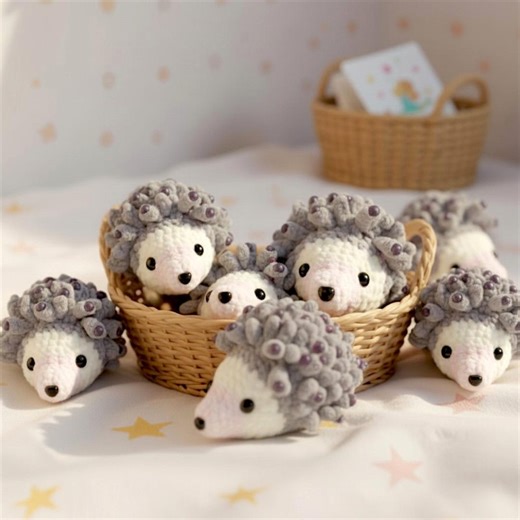 Fidget Hedgehog Crochet Pattern No Sew Amigurumi Beaded Sensory Toy - Etsy