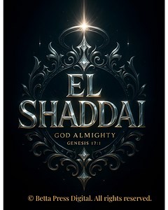 El Shaddai Print | God Almighty, Christian Wall Art (digital Download) - Etsy