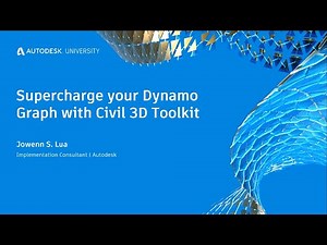 [DYNAMO] - Turbine seu gráfico Dynamo com o Civil 3D Toolkit
