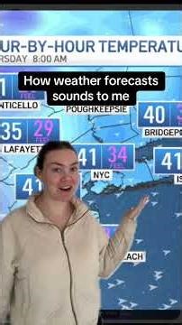 How weather forecasts sound to me #weather #forecast #snowstorm