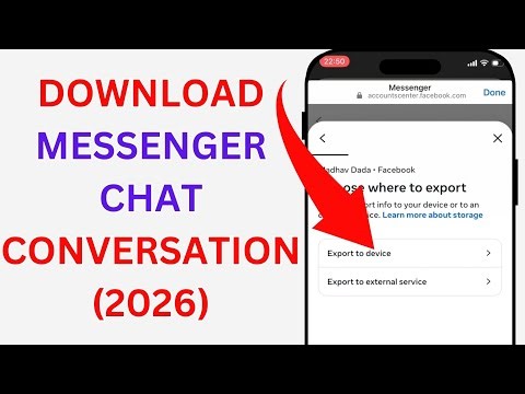 How To Download Facebook Messenger Chat Conversation - Full Guide