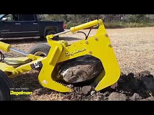 Degelman RD320 Rock Digger Extracts Giant Boulders