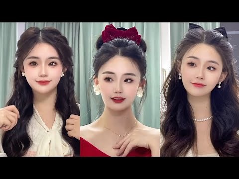 Super Cute Hairstyle Tutorials Korean Style for Girls 🏵️