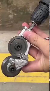 8.3K views · 17K reactions | This punching shear easily turns your electric drill into an efficient sheet metal cutter, perfect for your repair cuts or DIY projects. ✅Adjustable size for more precise cutting ✅Sturdy and durable, safer to use ✅Easy to install, lightweight and portable Suitable for cutting various metal sheets from 0.2mm to 1mm Get ithttps://bling-furnitureshop.com/products/cut-adapter | Bling-furnitureshop | Facebook