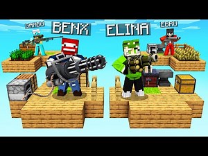 ONE BLOCK mit WAFFEN in Minecraft