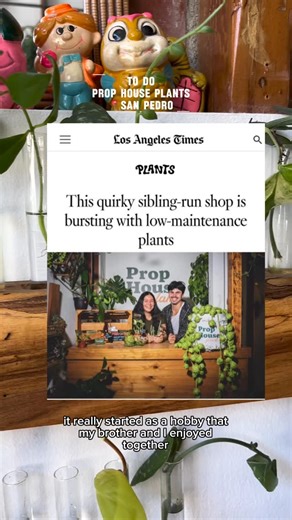 The South Bay Club - Explore Local on Instagram: "Stop scrolling, we’re going on a tiny plant shop tour 🌱 This tiny 300-square-foot shop in San Pedro feels like stepping straight into a Hallmark movie. @prophouseplants started as a pop-up, and thanks to a growing community of plant lovers, it’s now a permanent little plant haven. Warning: it’s nearly impossible to adopt just one. Come join the plant parent club!"