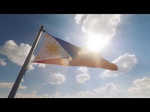 Philippines Flag Flagpole | Motion Background Animation | No Copyright | Visual Effects .