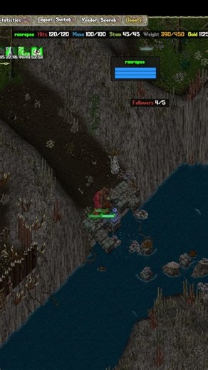 Ultima Online Outlands Time Dungeon #shorts #games #mmorpg