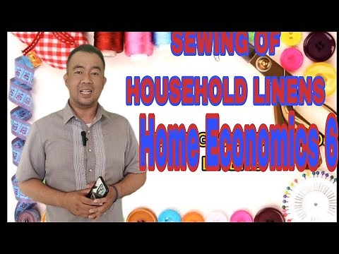 Home Economics 6 Sewing Of Household Linens @teacheralvintv @homeeconomics6 @TLE 6