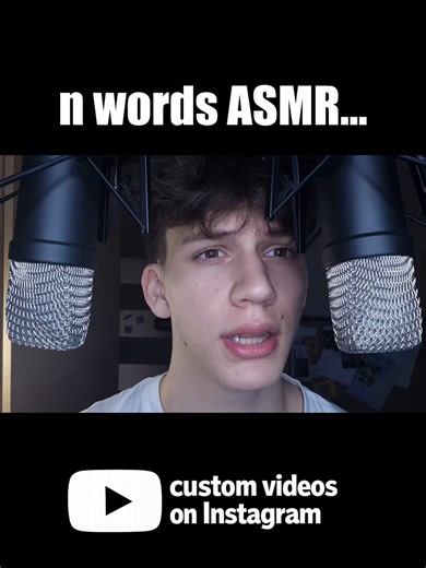 Exploring N Letter Words in ASMR Videos
