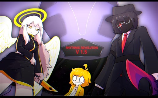 又更了？附下载链接/FNF 优质模组 Vs 内鬼 拟人 V1.5 更新 全流程演示