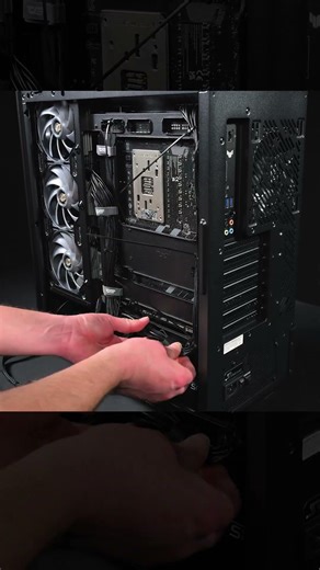 Cable management - Gaming PC build
