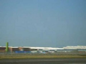 Electric pusher powered GWS A4 Skyhawk flight