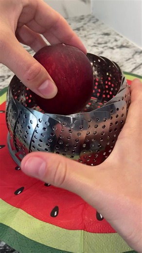 Peach vs Steam Cooker: ASMR Peach Cooking Hack