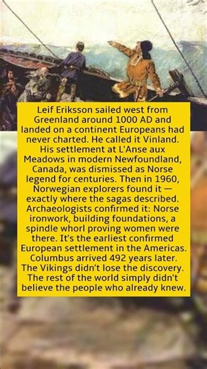 The Viking Who Sailed to North America 500 Years Before Columbus — Nobody Believed Him for Centuries