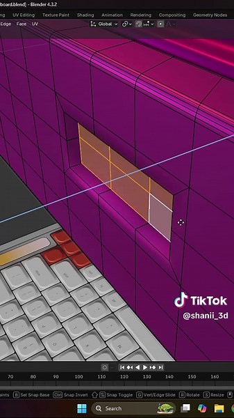 Watch This Satisfying Keyboard Render Process in Blender 🔥 --- 🔹 Description: No tutorial—just pure process. Watch the full 3D keyboard come to life in Blender, from base mesh to final lighting. Perfect for design lovers, CGI fans, and anyone into product visuals. This is how realistic 3D keyboard renders are made—smooth, clean, and satisfying to watch. --- 🔹 Hashtags: #Blender3D #KeyboardRender #3DVisualization #ProductRender #CGIProcess #DesignInspiration #tech