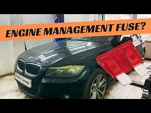 BMW E90 E91 Engine management ECM ECU PCM fuse relay location replacement 318 320 325 328 330 335