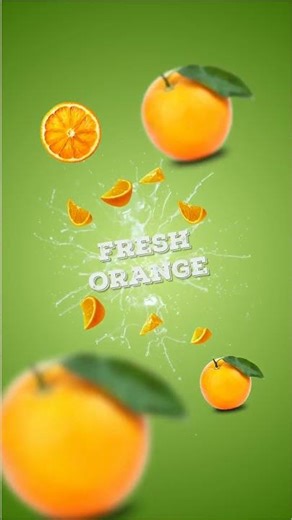 Fresh Futika Orange Juce Advertising ads Create