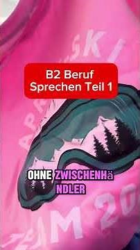 Thema 7 DIenstleistung 🅱️2️⃣Beruf