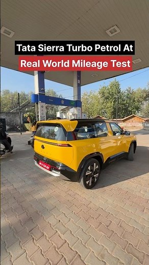 Tata Sierra Turbo Petrol Tank To Tank Mileage Test #mohitvihem #tatasierra