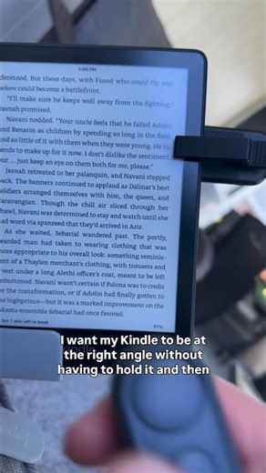 Like reading while laying on your side? WELL WELL WELL #kindleaccessories