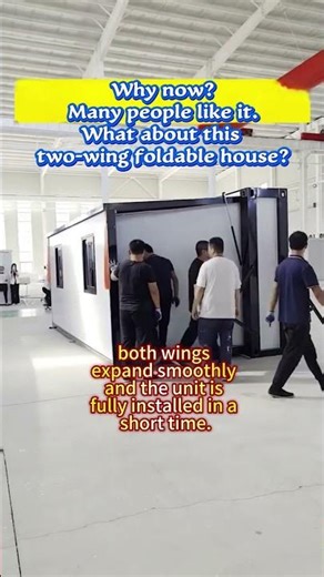 #Double-wing foldable house