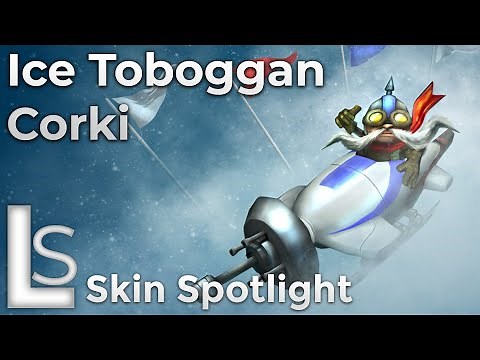 Ice Toboggan Corki - Skin Spotlight - Winter Sports Collection - League of Legends