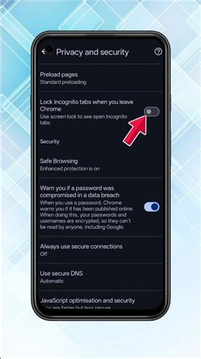 How to Lock Incognito Tabs in Google Chrome🔒|Chrome Privacy Settings 2026|#shorts #chrome #hyaitech