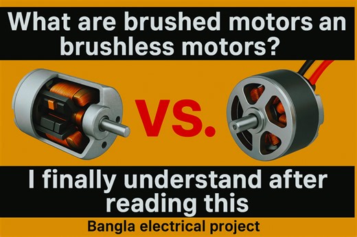 🔥 Brushed vs Brushless Motors – Which One Rules the Future? 🤯 Finally, a simple explanation that makes everything clear! Don’t miss this eye-opening video! 👇 Watch now and upgrade your knowledge 👇 #BanglaElectricalProject #MotorBattle #TechExplained #ElectricalEngineering #ViralVideo #BrushlessVsBrushed #DIYTech #ElectronicsMadeEasy #বাংলা_প্রজেক্ট 👉 Tag your friends who love motors! 💬⚡ | Bangla Electrical project