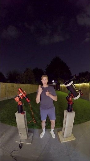 Tiny Telescope V.S CHUNKY Telescope! #space #astronomy #astrophotography #telescope