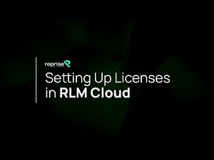 Setting up Licenses in RLM Cloud