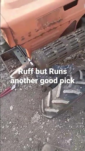 kubota B7100 ruff shape but runs.