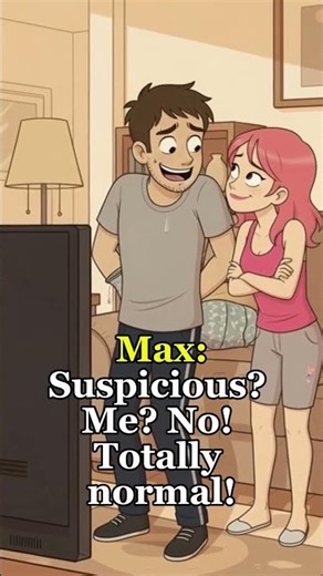 Lily Caught Max Acting Suspicious… And He Crumbled 😂🍬💀 Max & Lily #shorts #funny #animation #ai