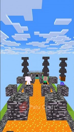 parkour + anvil #minecraft #minecraftanimation #animation