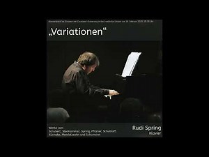 Franz Schubert: Variations-Impromptu in B (1827) | Rudi Spring Piano