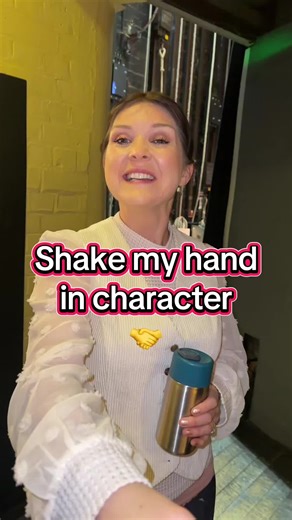 It’s not just one person who gives the best handshakes 🤝😉 #bakeoff #musicaltheatre #fyp #comedy #shakemyhandincharacter