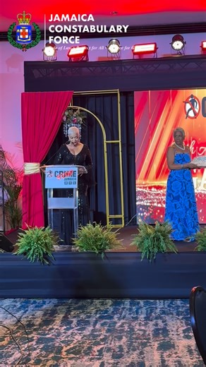The Jamaica Constabulary Force (JCF) received an award for being a long-standing partner to Criminal Stop Jamaica (CSJ). Dr Kevin Blake, the Commissioner of Police, collected the award on behalf of the JCF. The award, which is a unique piece of pottery, was created by Ceramic Artist Mr Michael Layne and presented by CSJ Chairperson Miss Sandra Glasgow. #AForce4Good | Jamaica Constabulary Force