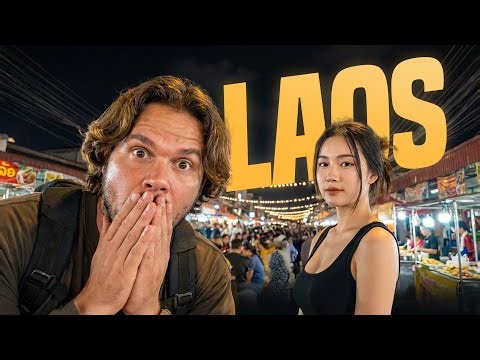 THE TURKISH LIRA IS VERY VALUABLE IN THIS COUNTRY! - MY FIRST DAY IN LAOS, MY 55TH COUNTRY.